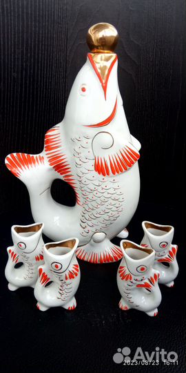 Набор Рыбки посуда СССР