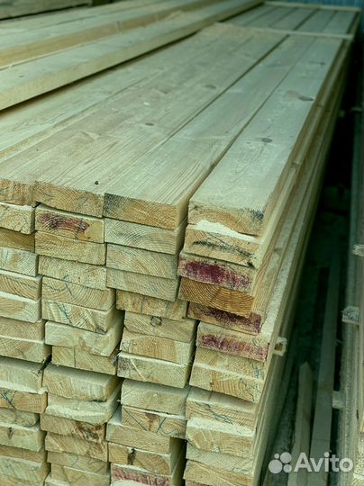 Доска обрезная 25х100х6000мм от производителя