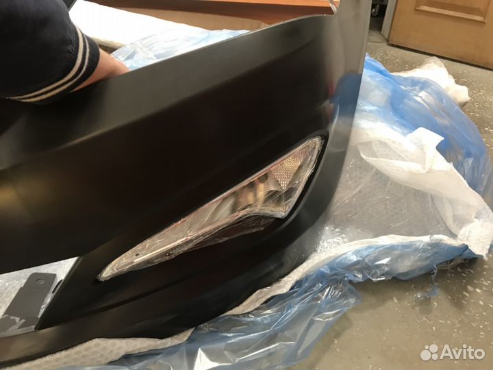 Бампер передний Солярис Рестайл с 2014г