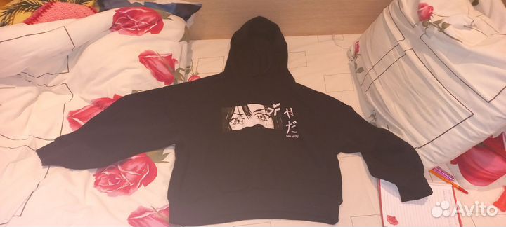 Худи аниме cropp