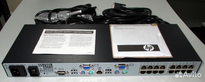 KVM переключатель HP server console switch