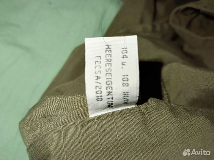 Брюки армии Австрии KAZ-03, rip-stop, олива, б/у