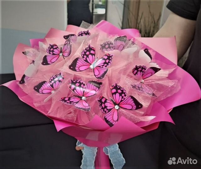 Букет светильник из бабочек