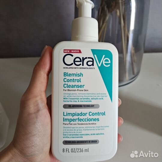 Cerave hydrating cleanser и Acne Control Cleanser