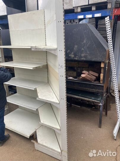 Стеллаж торговый пристенный тип 30