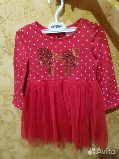 Платье детское новогоднее