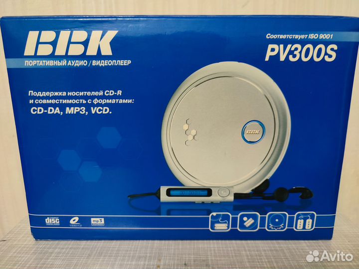 Портативный аудио/видеоплеер BBK PV300S