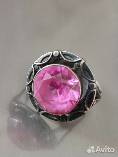 Серебряное кольцо 875