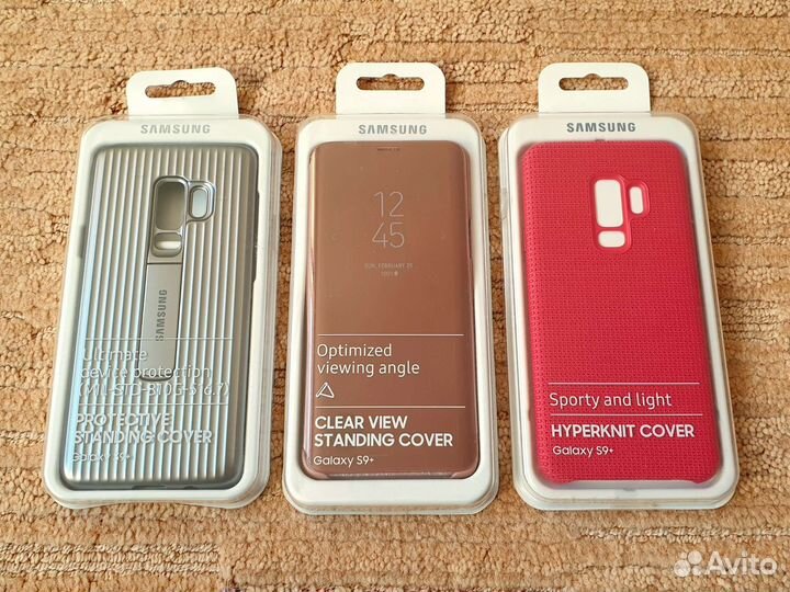 Чехлы на Samsung S9+ оригинальные новые