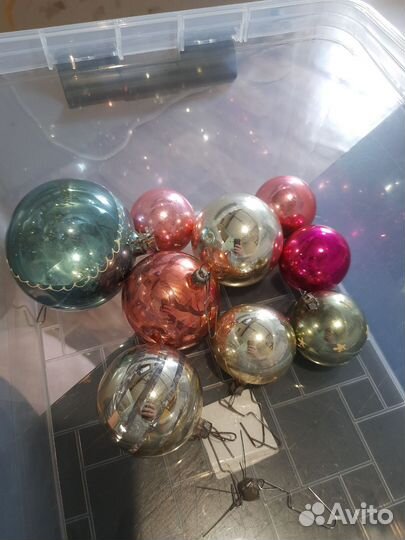 Ёлочные игрушки СССР