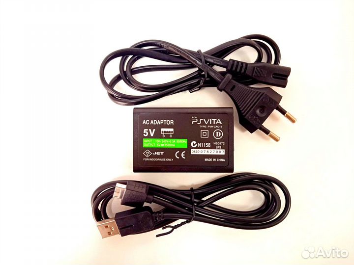 Блок питания PS Vita 1000 + data cabel новый