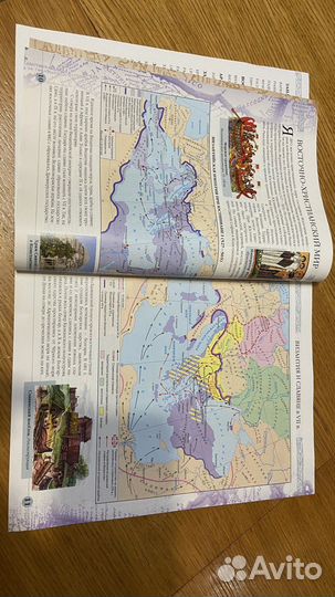 История Средних веков 6 класс. Атлас +к/к