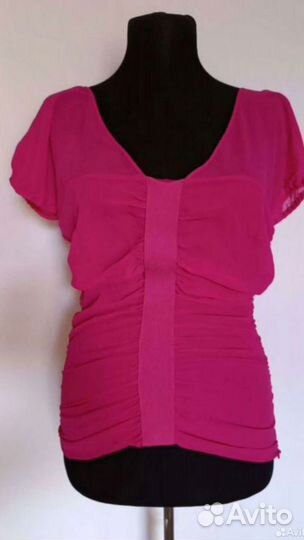 Шёлковый топ Iceberg 44-46 блузка шелковая