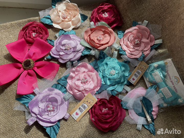Украшение для волос ручной работы,резинки,заколки