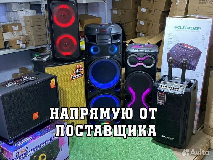 Колонка JBi s600 с микрофоном и караоке