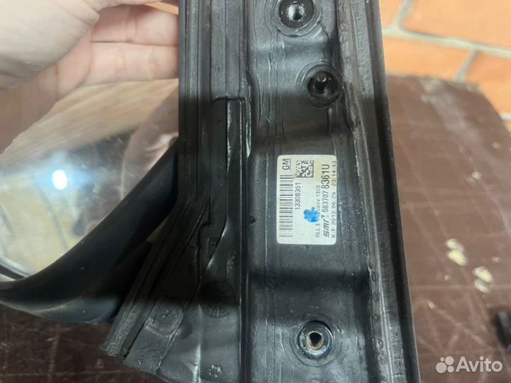 Зеркало заднего вида боковое переднее левое Opel