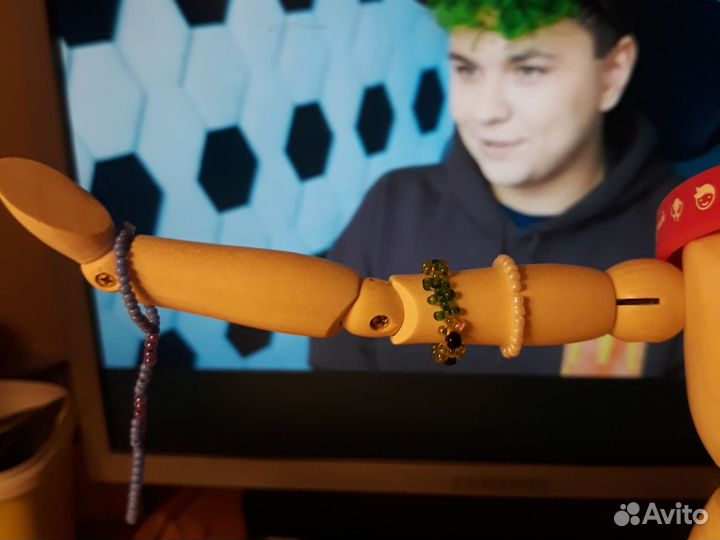 Кольцо из бисера