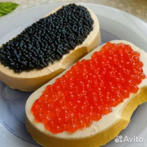 Мыло бутерброд с икрой