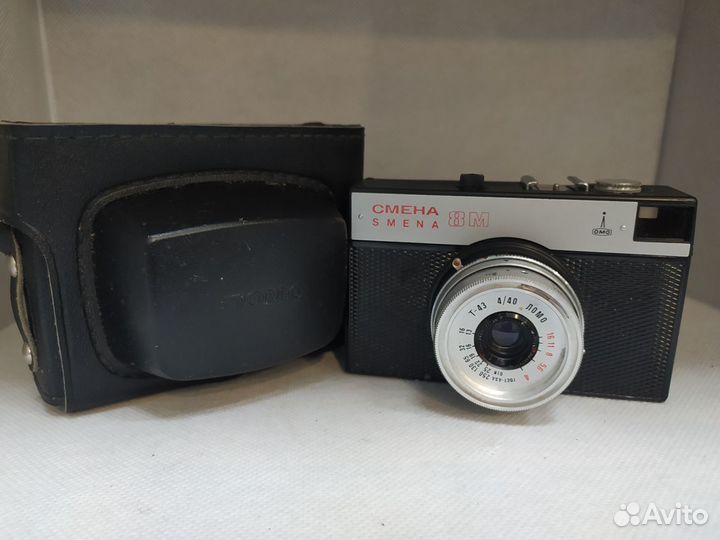 Фотоаппарат смена 8М СССР ломо с чехлом