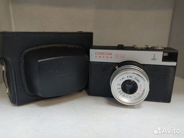 Фотоаппарат смена 8М СССР ломо с чехлом