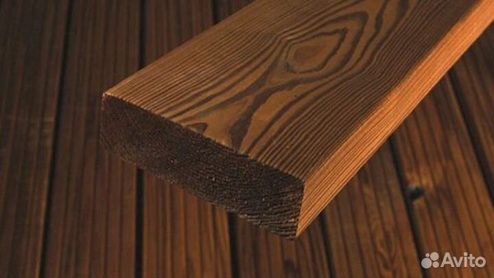 Палубная доска из лиственницы, термодоска