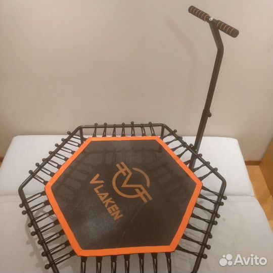 Батут фитнес спортивный джампинг с ручкой