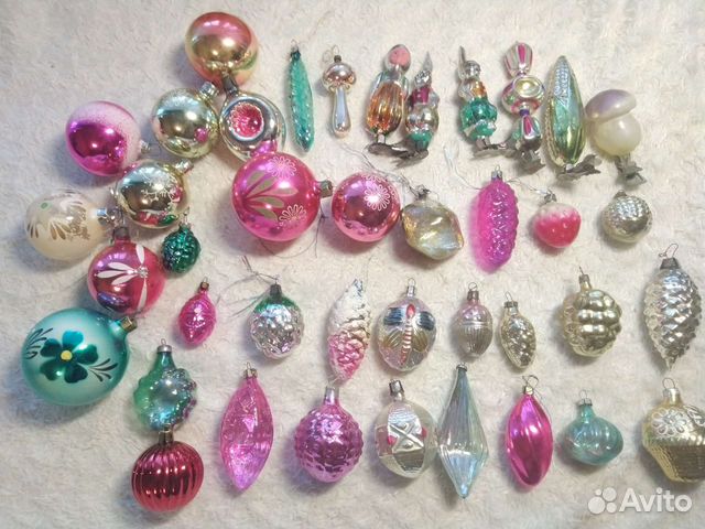 Елочные игрушки СССР