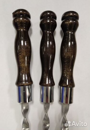 Шампура с деревянной ручкой