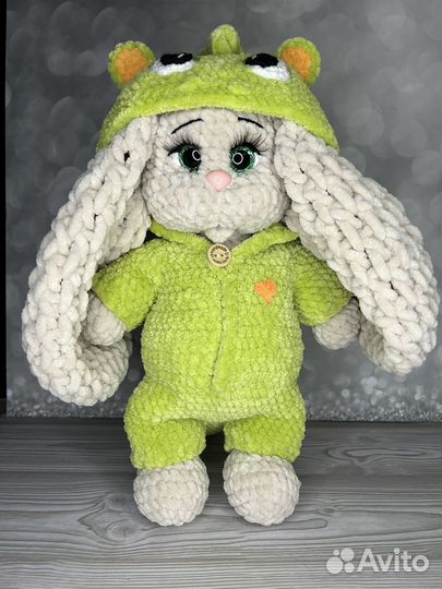 Заяц вязаный Вязаные игрушки Дракон