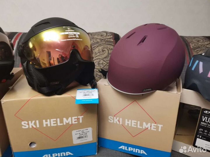 Шлем с визором Alpina Jump 2.0 qvmm Arber Visor