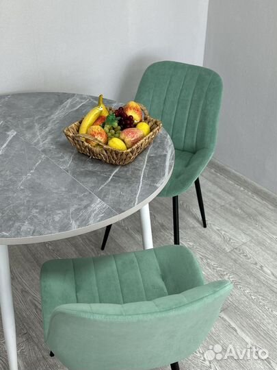 Мягкие стулья милан цвет аквамарин