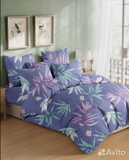 Комплект постельного белья 1,5 спальный из бязи