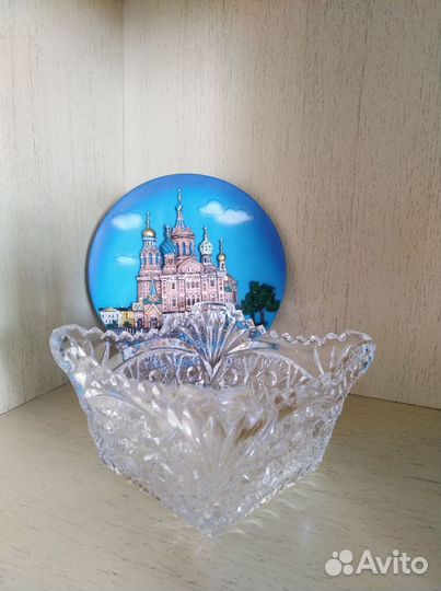 Ваза хрустальная СССР