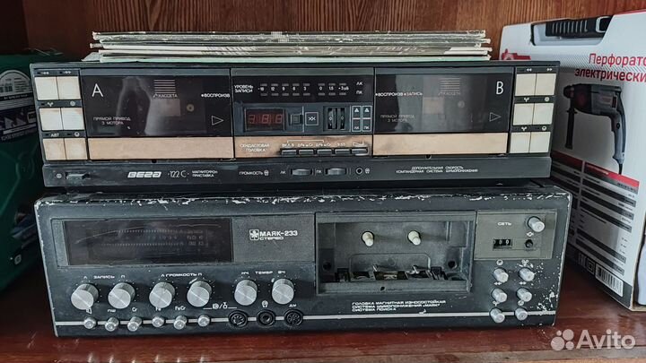 Советские деки и катушечный магнитофон