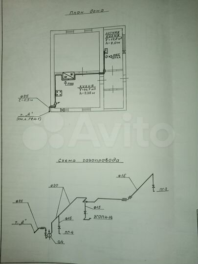 Дом 54 м² на участке 30 сот.