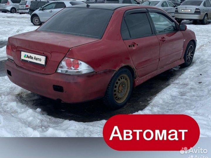Mitsubishi Lancer 1.6 AT, 2004, битый, 245 000 км