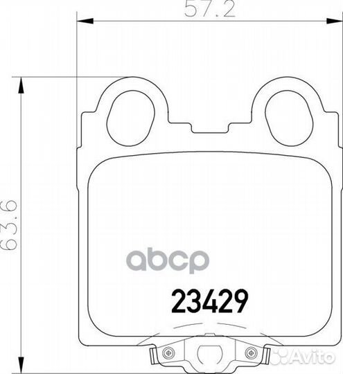 Колодки тормозные дисковые зад (PF-1421) NP