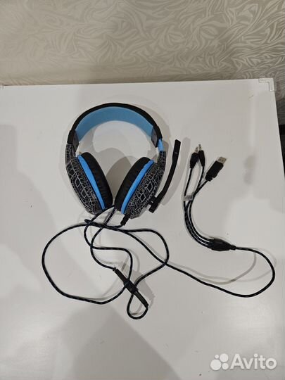 Наушники игровые проводные