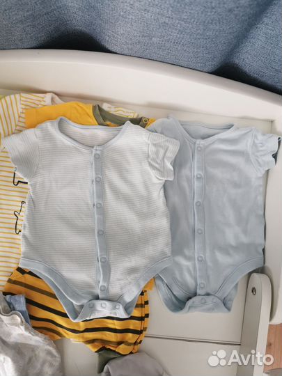 Вещи на мальчика 62 пакетом боди песочник футболки