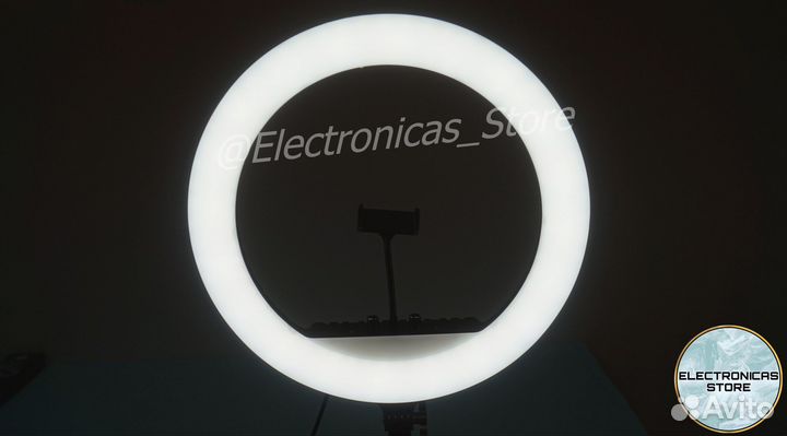 Кольцевая Лампа 45см со Штативом Светлая