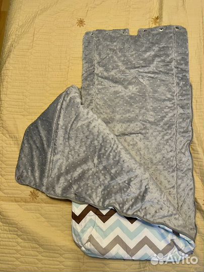 Конверт на выписку для мальчика осень