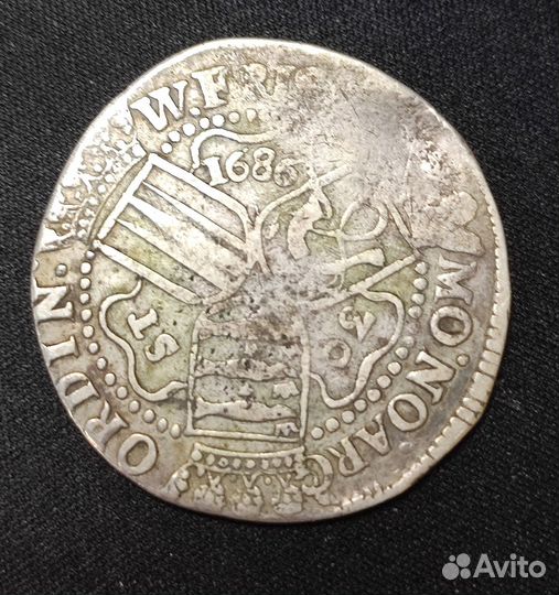 Талер (30 стюверс) 1686 Нидерланды Зап Фрисландия