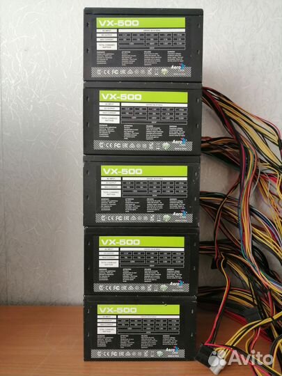 Блок питания aerocool vx 500w