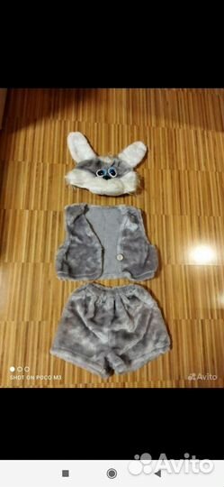 Новогодний костюм для мальчика зайчика