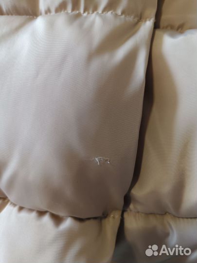 Пуховик женский 42 44 зимний бежевый
