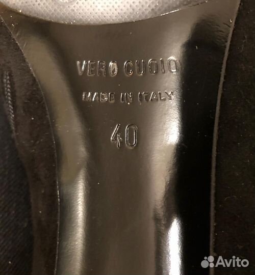 Туфли женские 39,5 размер натуральная кожа Италия
