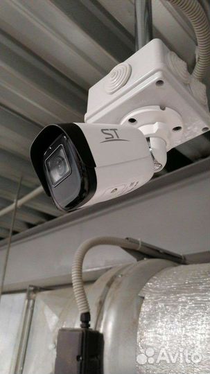 Установка видеонаблюдения, Монтаж камер