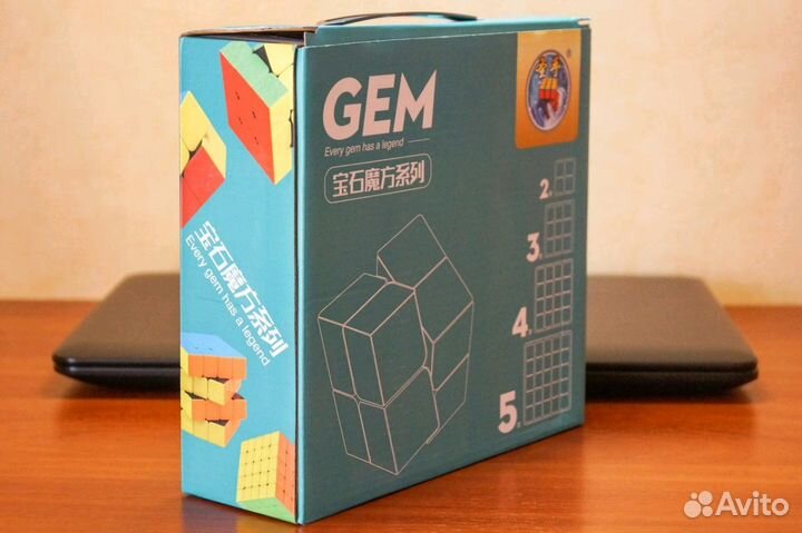 Набор кубиков ShengShou GEM (2x2 - 5x5 GEM)