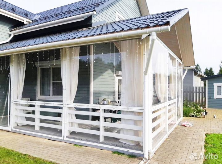 Мягкие окна для террас и беседок