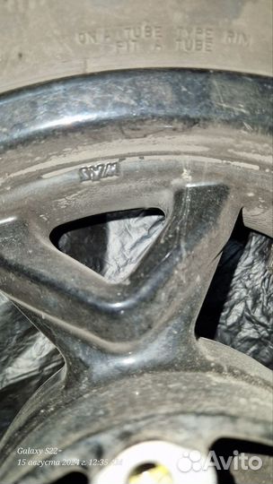 Мото диск с шиной